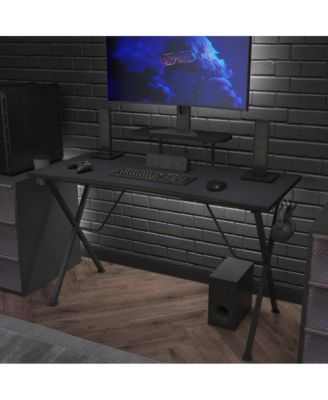 Tyr Mega Size Pc Gaming Mouse Pad With Micro Weave Cloth Surface, Anti-Slip Rubber Backing And Cable Management