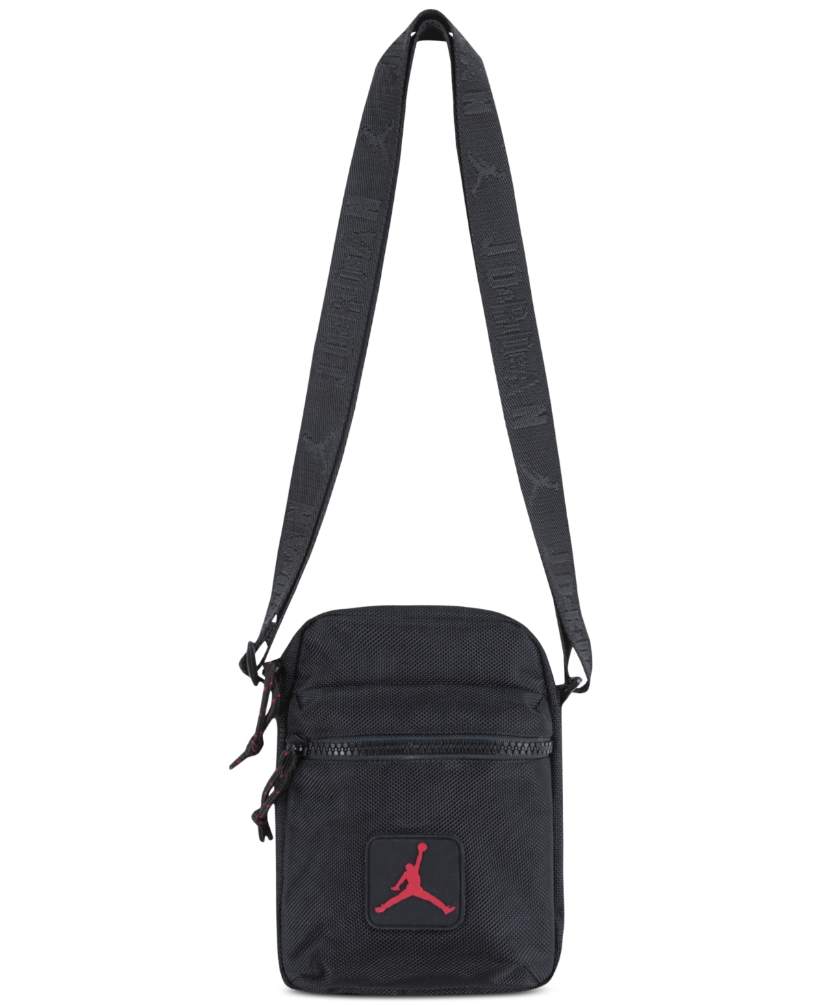 Shop Jordan Men's Rise Crossbody Logo Bag In White
