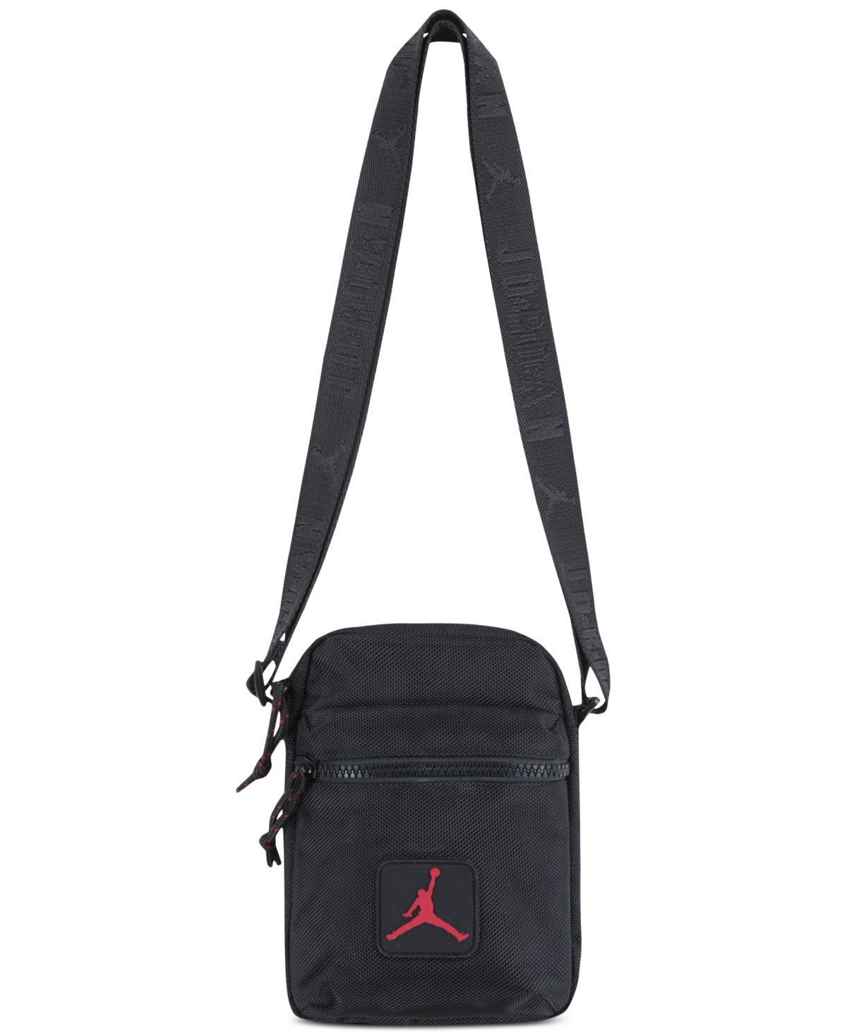 Shop Jordan Men's Rise Crossbody Logo Bag In Black