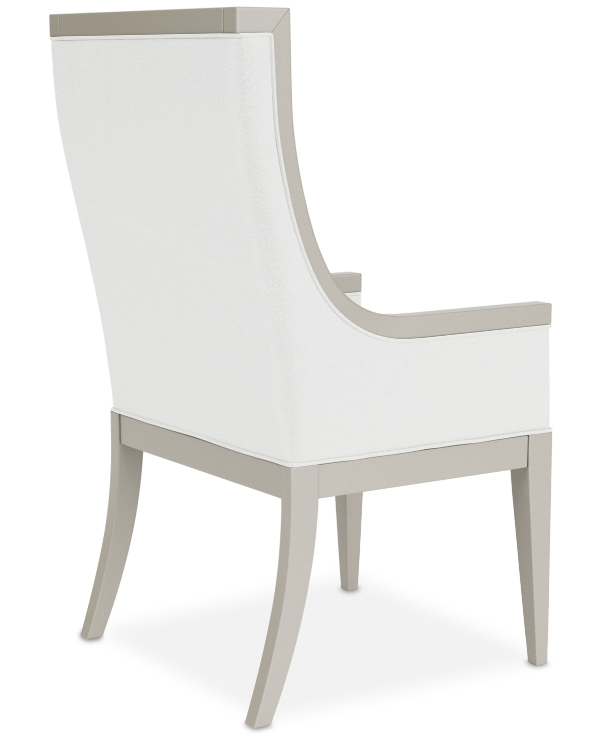 Shop Macy's Warlington Host Chair In Platinum Drift