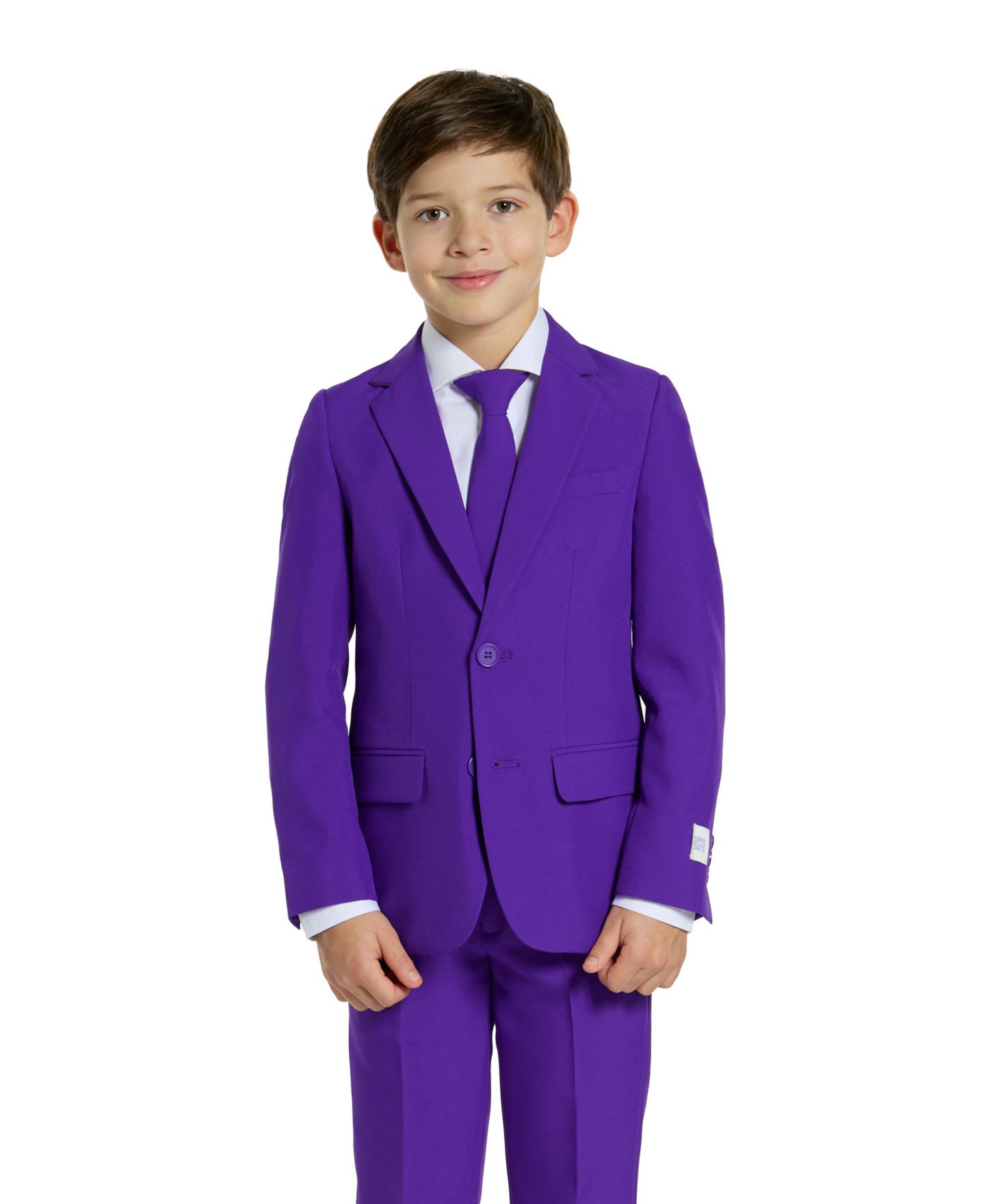 Детский костюм-тройка OppoSuits Purple Prince, для мальчиков, цвет: Фиолетовый — фото 3