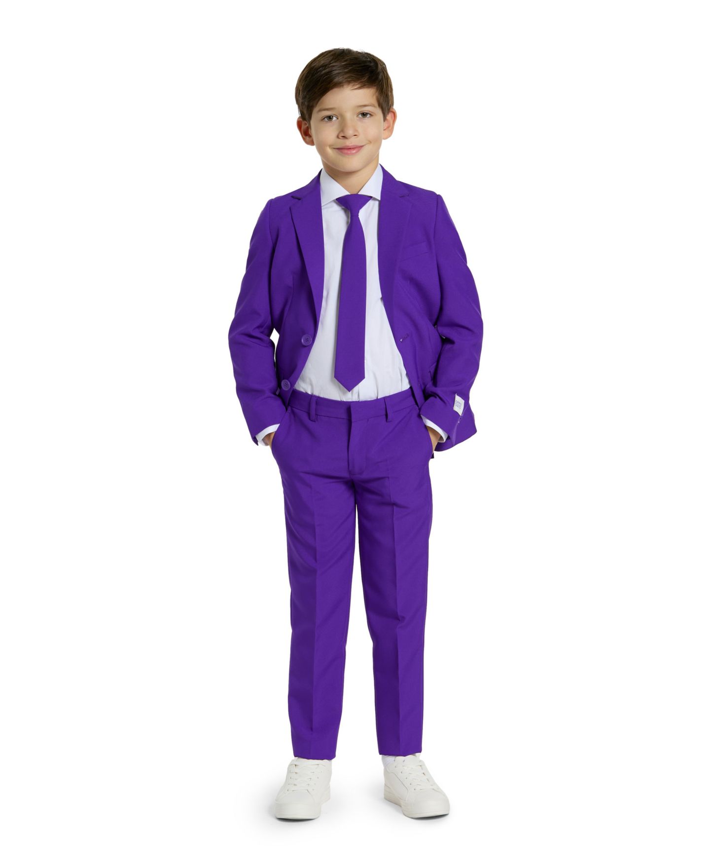 Детский костюм-тройка OppoSuits Purple Prince, для мальчиков, цвет: Фиолетовый — фото 1