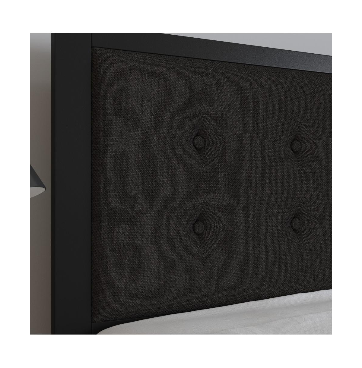 Merrick Lane Camden Headboard Upholstered Button Tufted Headboard With Metal Frame And Adjustable Rail Slots