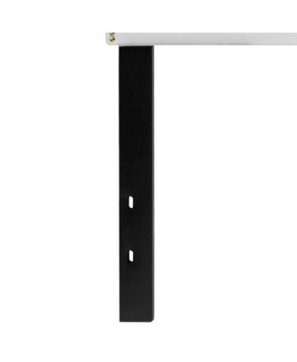 Arched Queen Headboard With Accent Nail Trim