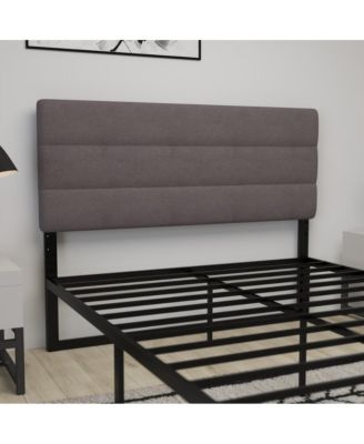 Coppola Queen size Metal Frame Tufted Upholstery And Powder Coated Headboard