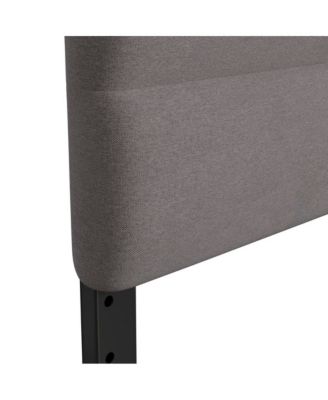 Coppola Queen size Metal Frame Tufted Upholstery And Powder Coated Headboard