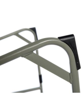 Aryka Kid'S Easy Fold Waterproof, Stain And Impact Resistant Plastic Picnic Table With Benches And Steel Tube Frame