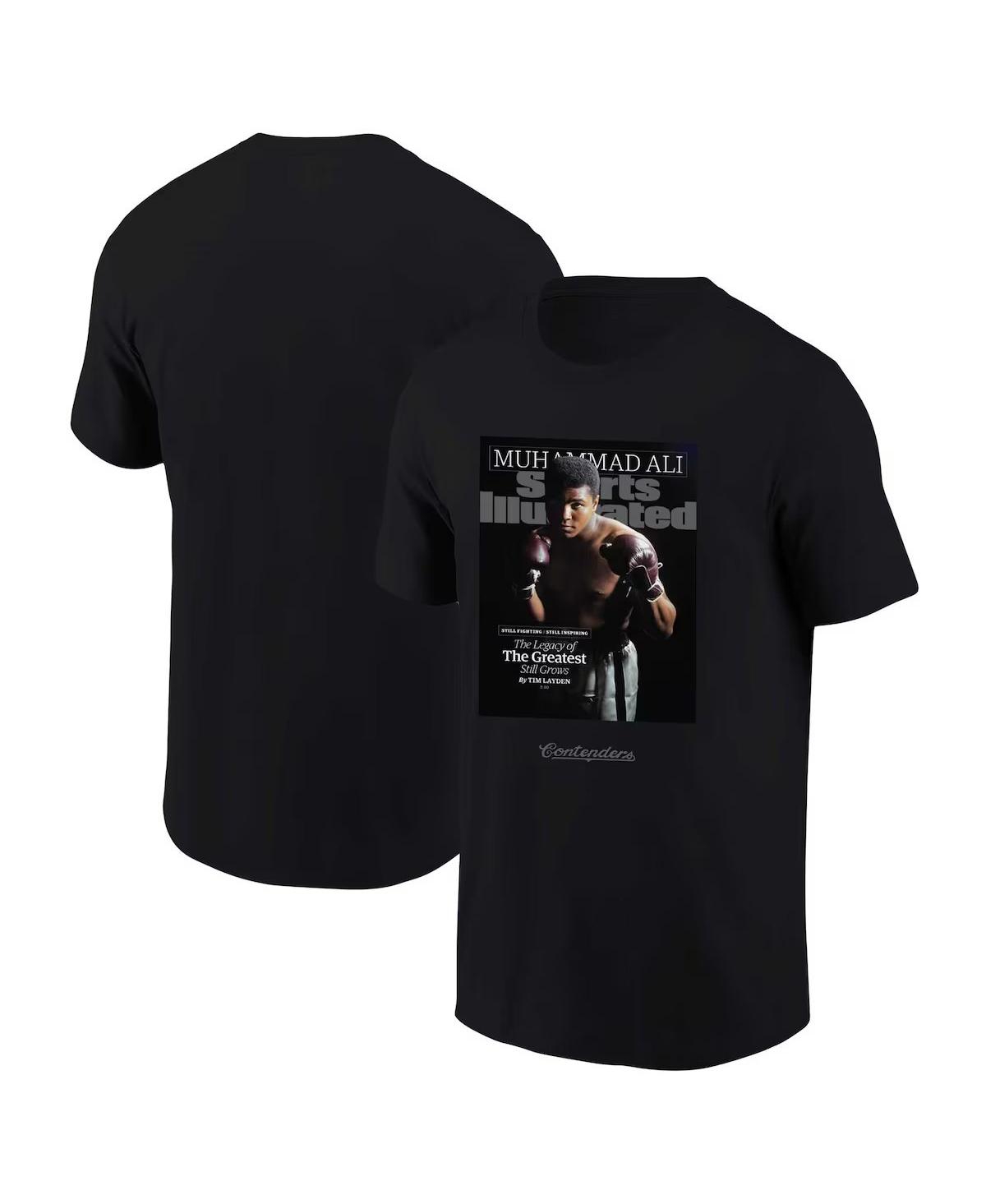 Shop Contenders Clothing Unisex Muhammad Ali Black Sports Illustrated X The Greatest Cover T-shirt