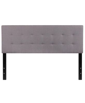 1 PC Metal Quilted Tufted Queen Upholstered Headboard