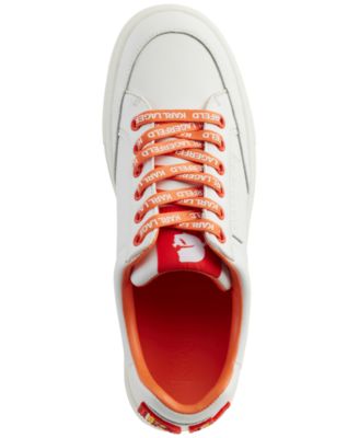 Women's Calico Patch Embellished-Heel Sneakers