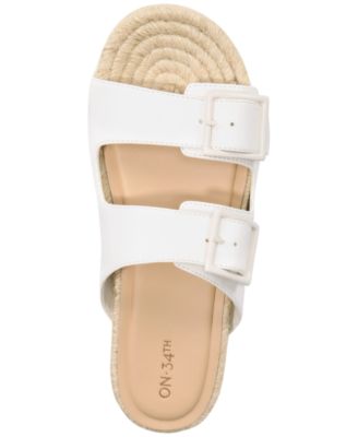 Women's Milaa Buckled Footbed Sandals, Created for Macy's