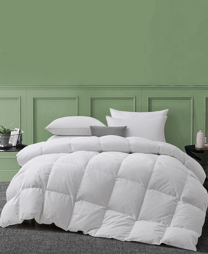 UNIKOME 100 Cotton All Season Goose Down Feather Comforter Macy's