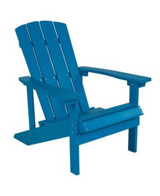 Ayala 5 Piece Outdoor Leisure Set With Set Of 4 Poly Resin Adirondack Chairs And Star And Moon Iron Fire Pit