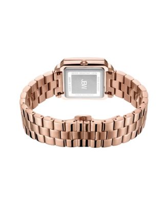 Women's Cristal Quartz 18K Rose Gold-Plated Stainless Steel Watch Set, 28mm