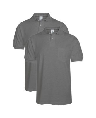 EcoSmart Men's Pocket Polo Shirt, 2-Pack