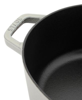 Cast Iron 6.25-Qt Wide Oval Dutch Oven