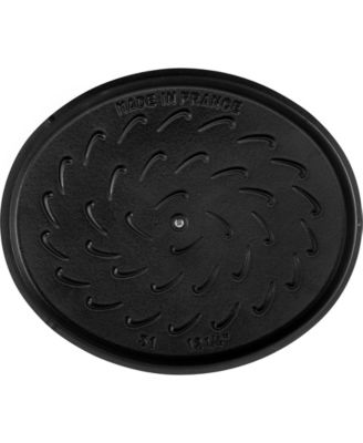 Cast Iron 6.25qt Wide Oval Dutch Oven