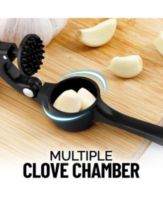 Premium Garlic Press Set - Rust Proof & Dishwasher Safe Professional Garlic Mincer Tool