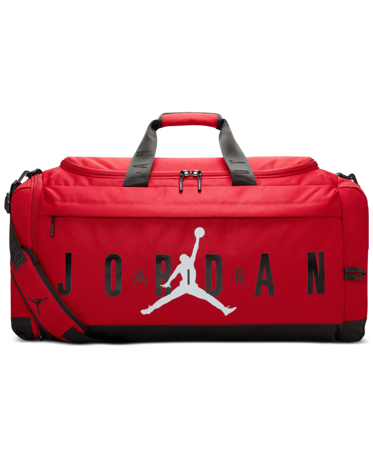 Shop Jordan Men's Jam Velocity Duffel Bag In Red Gym