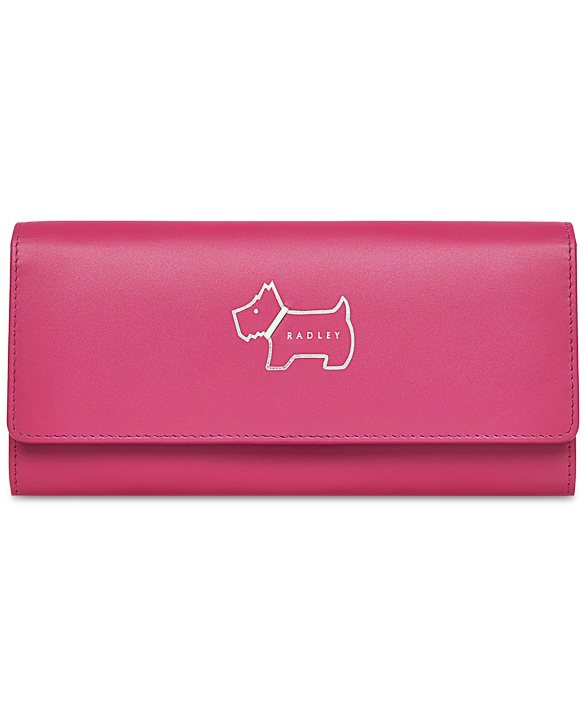 Shop Radley London Women's Heritage Dog Outline Mini Flap Over Wallet In Pink
