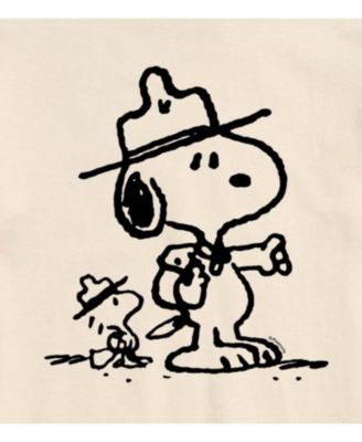 Hybrid Apparel Peanuts Outdoor Mens Short Sleeve Tee