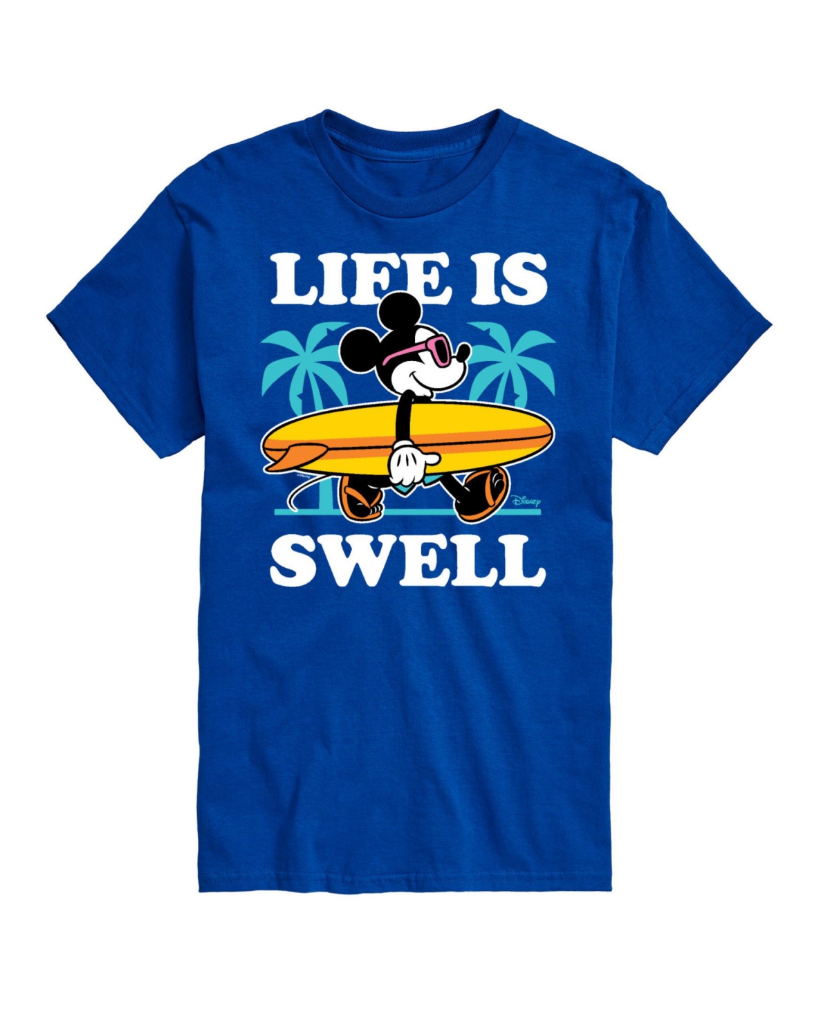 Airwaves Hybrid Apparel Mickey Summer Mens Short Sleeve Tee In Black