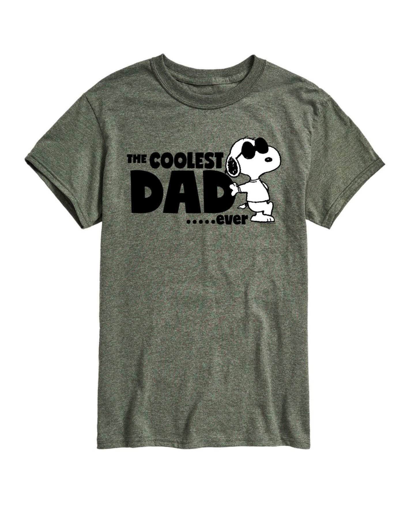 Мужская футболка AIRWAVES Hybrid Apparel Peanuts Dad Short Sleeve, цвет: Ath Hthr — фото 6
