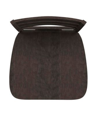 Therus Commercial Grade Classic Wooden Ladderback Swivel Stool With Solid Wood Seat And Footrest