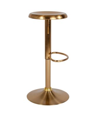 Audrey Retro Style Height Adjustable Barstool With Footrest