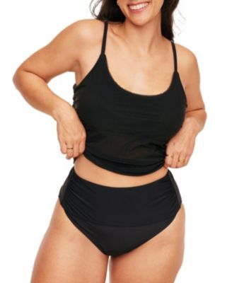 Marseille Women's Plus-Size Swimwear Tankini Top