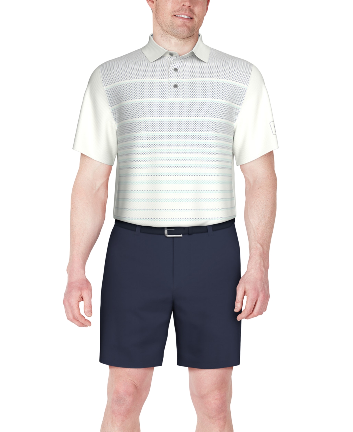 Pga Tour Men's Short Sleeve Performance Polo Shirt