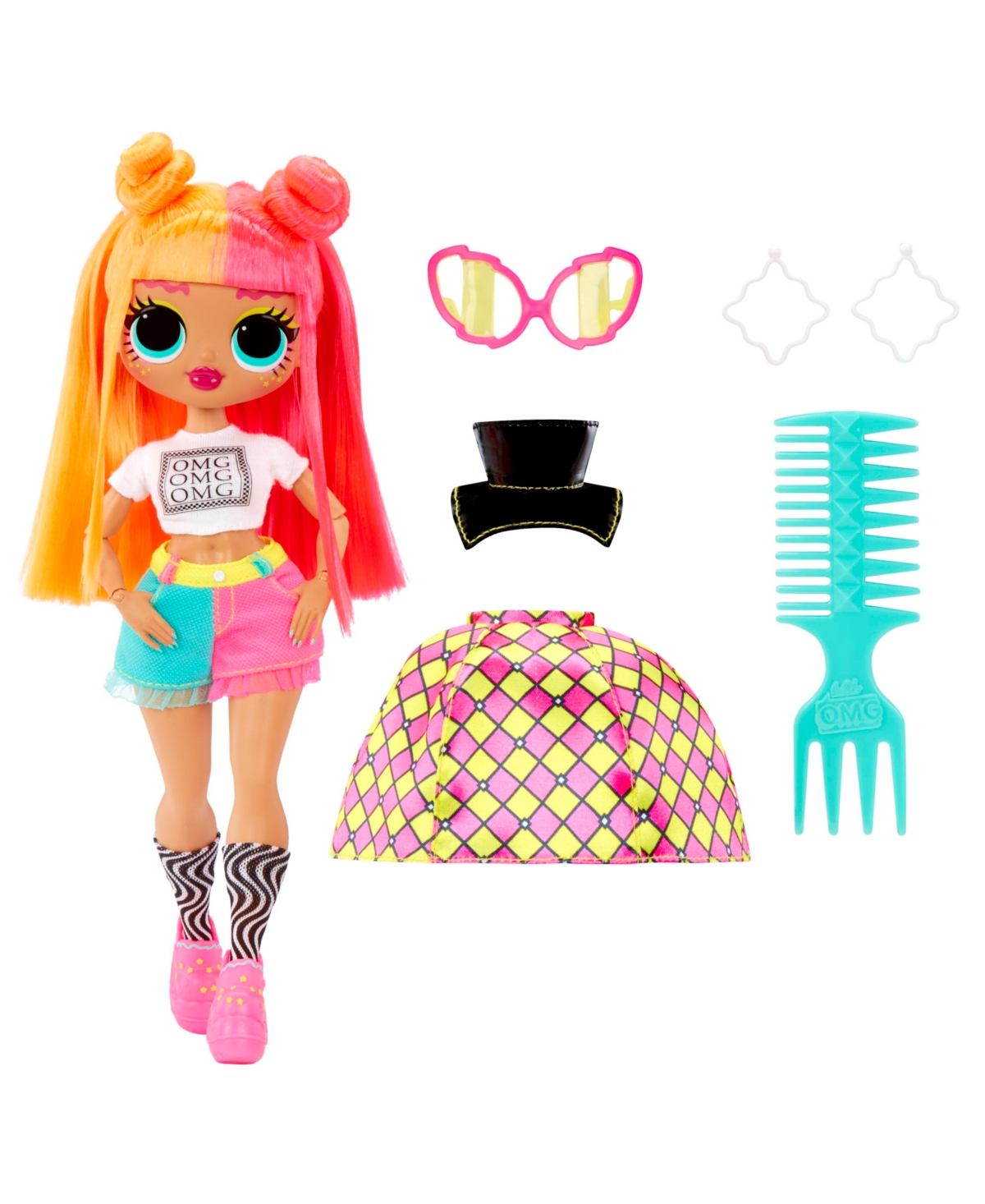 Shop Lol Surprise Omg Hos Doll Neonlicious In Multicolor