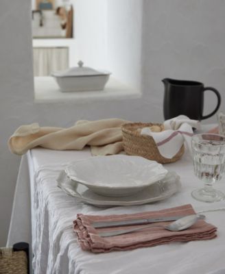 Impressions White Dinner Plate