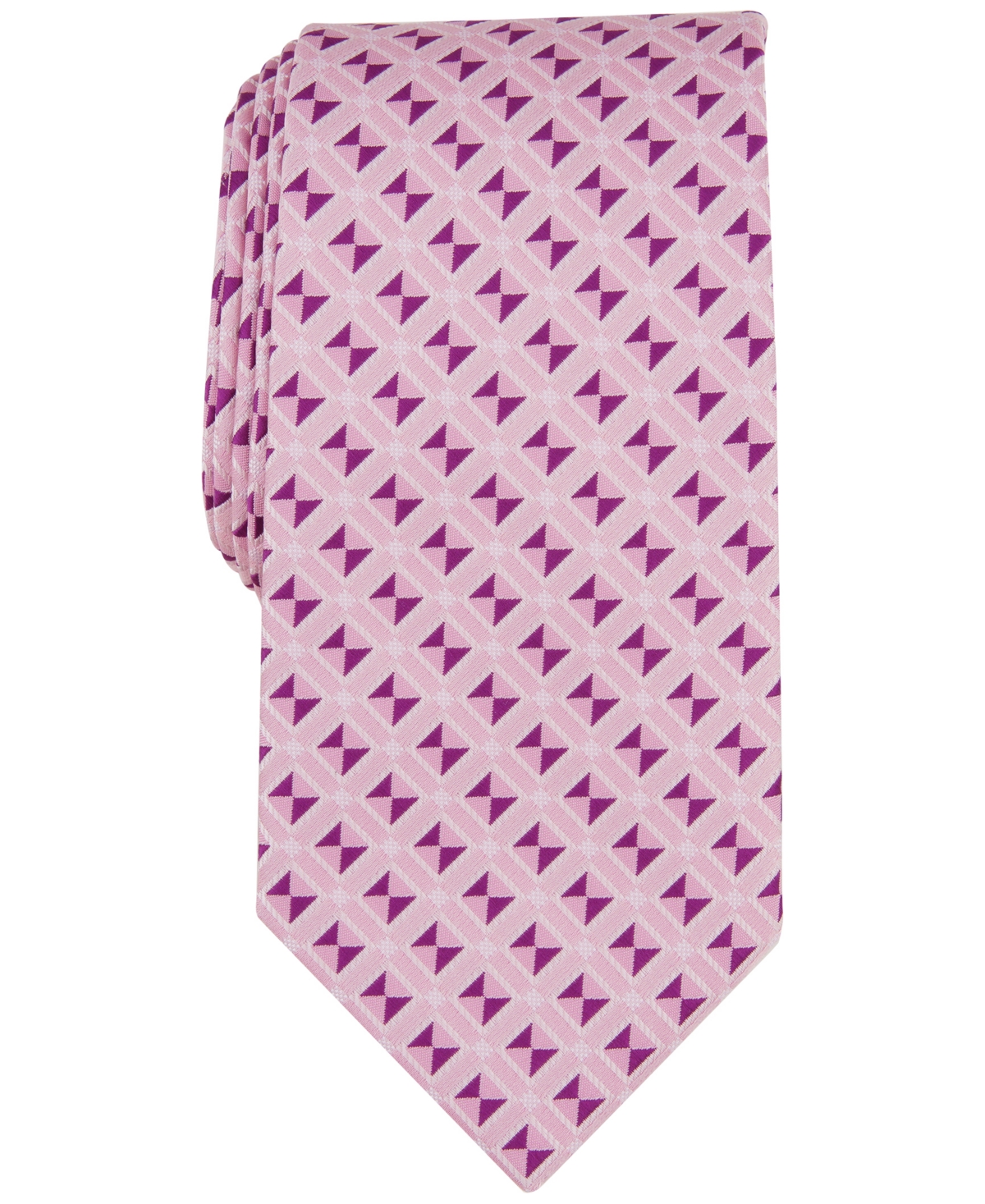 Men's Murray Diamond-Pattern Tie - Green