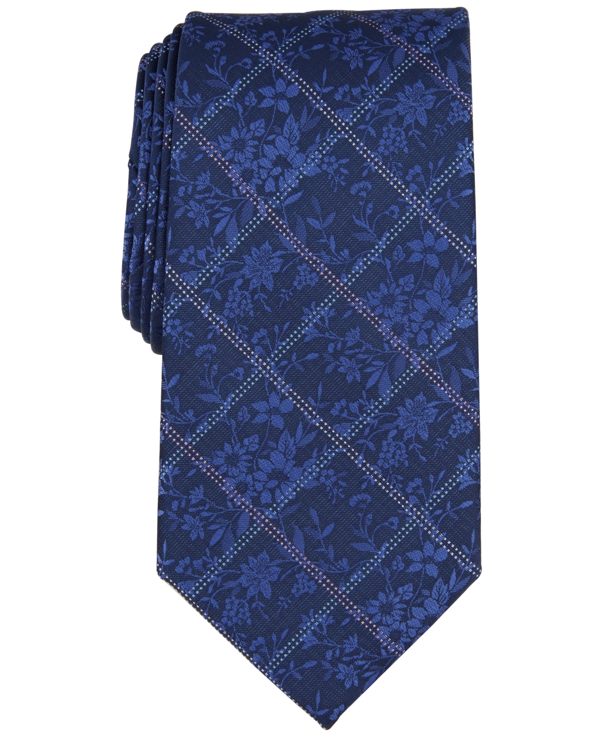 Men's Hutton Floral Tie - Navy