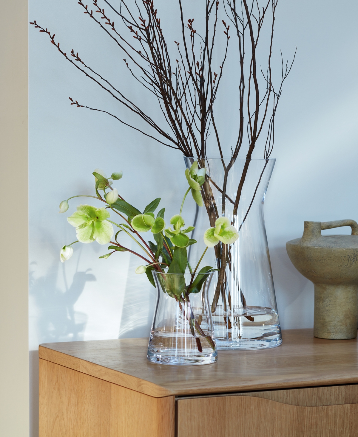 Lsa International Flower Mixed Bouquet Vase In Clear
