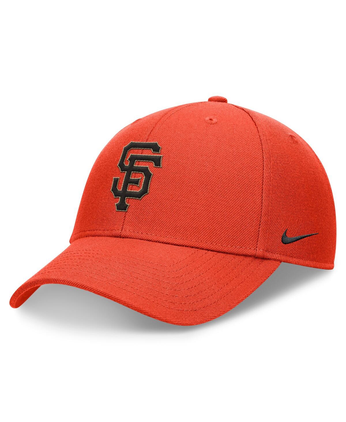 Nike Orange San Francisco Giants Evergreen Club Adjustable Hat In Orange