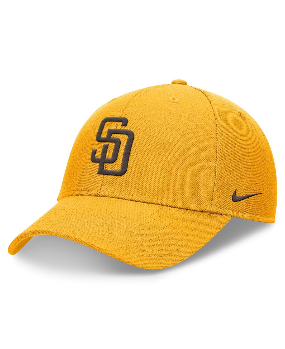 Men's Gold San Diego Padres Evergreen Club Performance Adjustable Hat - Gold
