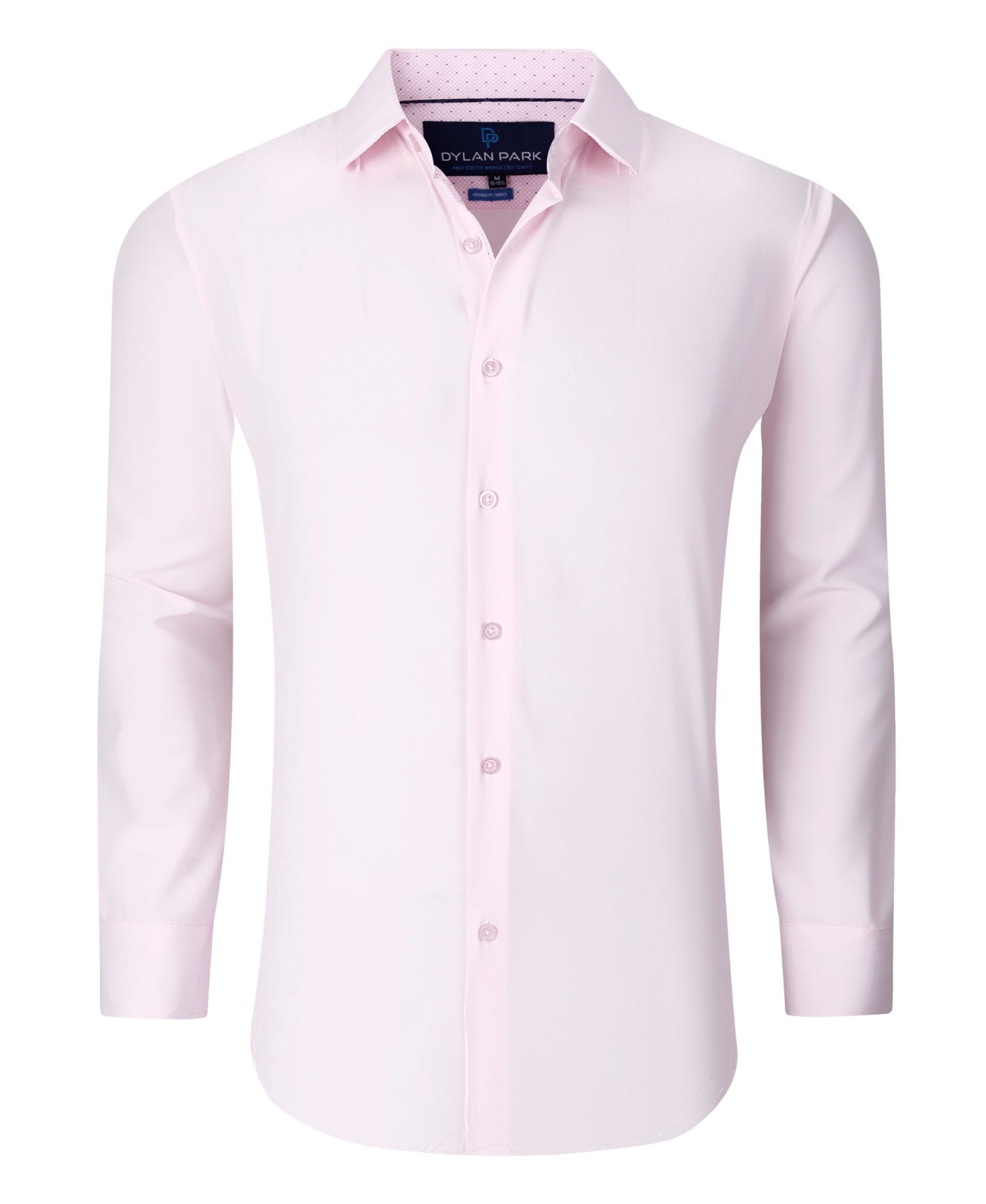 Men's Geometric Performance Stretch Button Down Dress Shirt