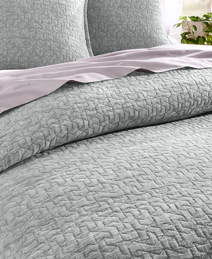 Hotel Collection Prism Matelasse Comforter Set, Full/Queen, Created for