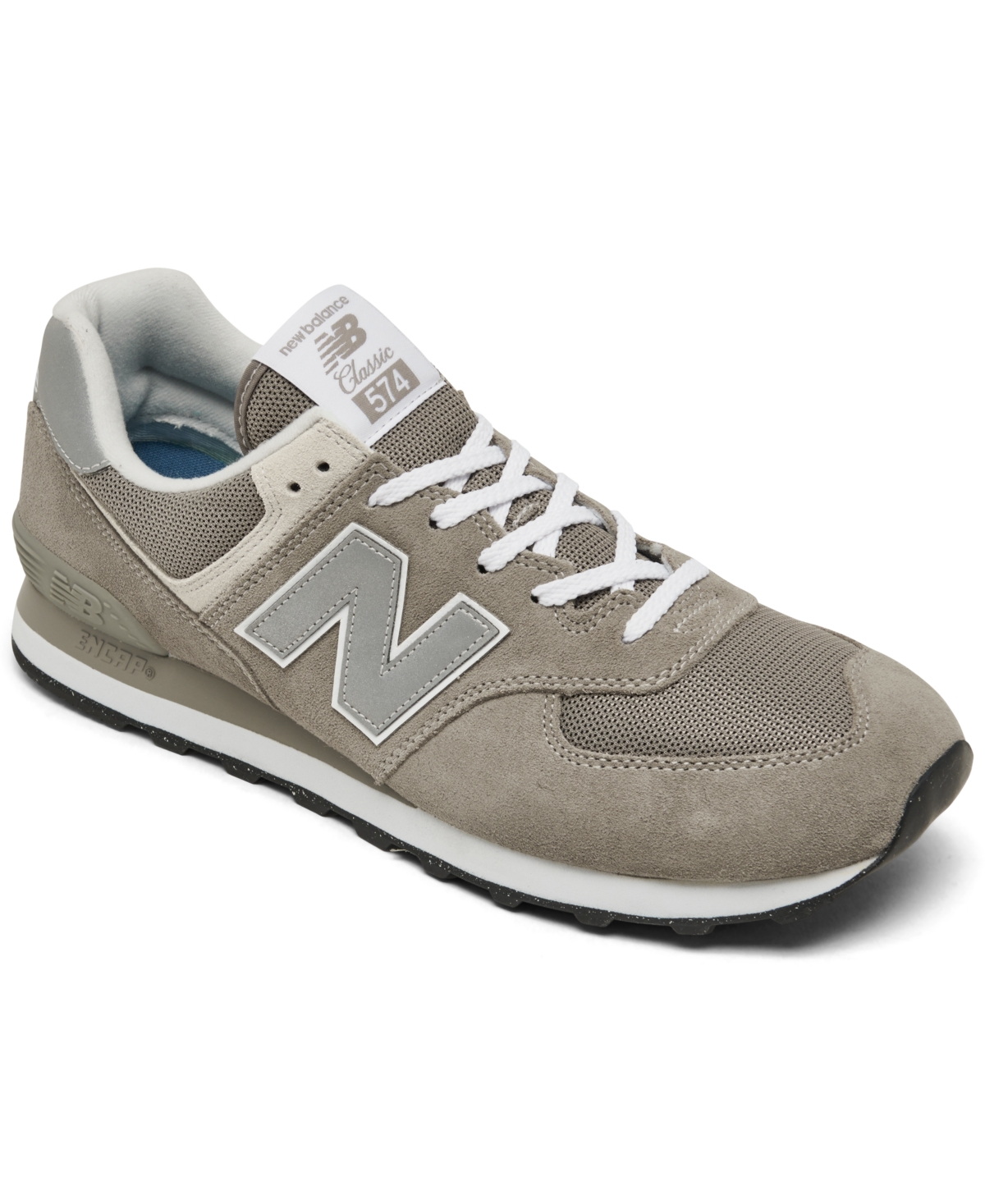 New Balance Men s 574 Casual Sneakers from Finish Line Triple Black Smart Closet