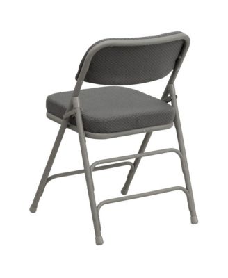 2 Pack Home & Office Portable Party Events Fabric Padded Metal Folding Chair