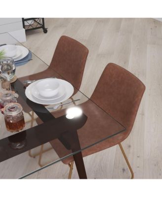 Carrollton 18 Inch Bucket Seat Dining Chairs, Set Of 2