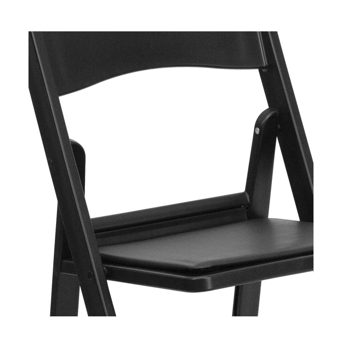 Emma+Oliver Folding Chair - Resin– 2 Pack 800Lb Weight Capacity Event Chair