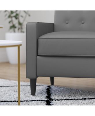 One Pack Tufted Upholstery Darcy Mid-Century Modern Ergonomic Push Back Recliner Chair