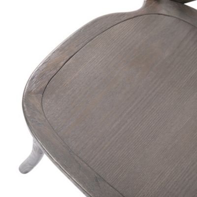 Bardstown  Single Piece Wooden Frame High Back X-Back Bistro Style Dining Chair