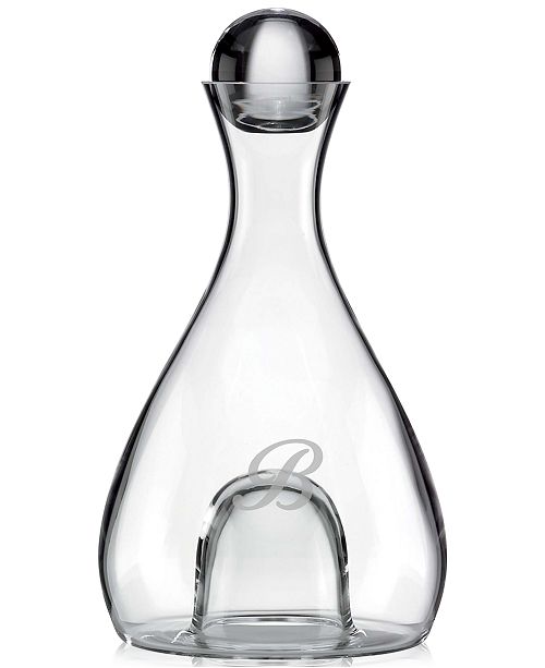 Lenox Tuscany Monogram Barware Decanter Script Letters Reviews Bar Wine Dining Macy S
