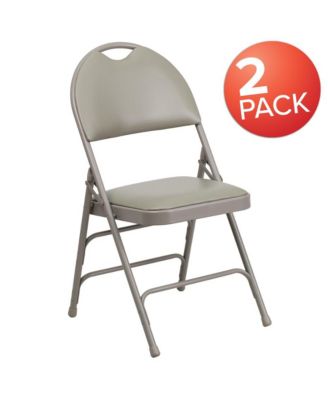 2 Pack Home & Office Easy-Carry Party Events Padded Folding Chair