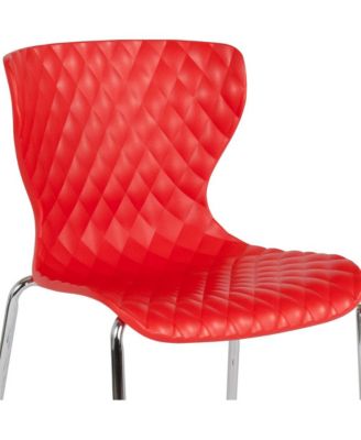 Contemporary Design Accent Dining Plastic Stack Chair