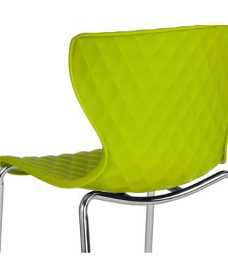 Contemporary Design Accent Dining Plastic Stack Chair